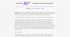 Desktop Screenshot of margepetit.com